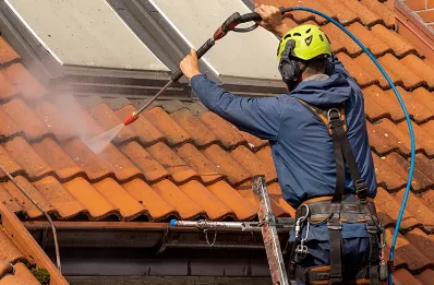 Démoussage et hydrofuge de toiture à Basville